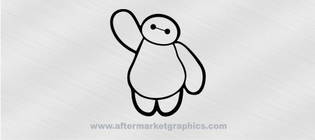 Big Hero 6 Baymax Waving Decal